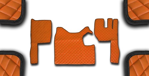 Orange layers eco leather - layers,