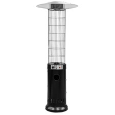 Dellonda Outdoor Garden Gas Patio Heater 13kW Commercial Domestic Warmer Black A