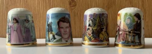 Bone china thimbles history - china,