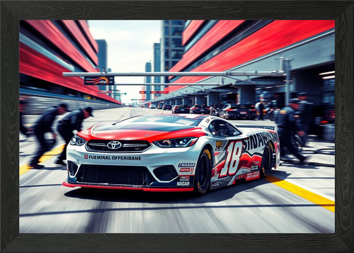 Nascar stock car - stock, pit