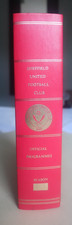 Sheffield United Football Club programme Binder 1990's Leather
