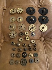 Meccano Vintage Parts Cogs, Pulleys, worm gears