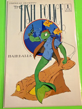 RARE Fish Police #1 2nd Printing (1985) Fishwrap Productions Indie Comic HTF