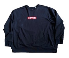 LEVI'S JUMPER BLACK Mens XL