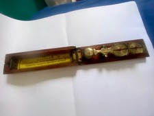 Rare Cased Antique Victorian High Rise Sovereign Rocker Balance/Gauge by Harper