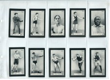 Famous Boxers 1992 Hudden Reprint by D & V Cards - Full Set of 25 Cards