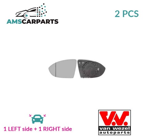 Rear view mirror - mirror, pair