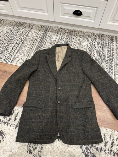 Harris tweed blazer - tweed, men's