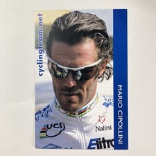 Mario Cipollini World Champion 2003 Cycling Postcard Team Card Tour De France