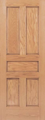 Red oak panel raised - oak,