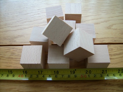 20x wood cubes - 20x, /