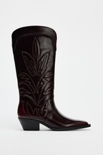 ZARA HEELED KNEE HIGH COWBOY