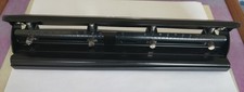 KW-trio Adjustable Metal 4-hole Paper Punch Heavy Duty Boxed