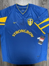 BNWT Original Nike Leeds United 2001/2002 Third Shirt Mens Large SIGNED