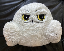 Harry Potter, Hedwig Plush Owl Shaped Cushion. VGC.