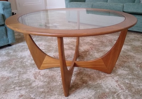 Plan teak circular coffee - plan,