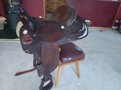Western saddle riding - western,