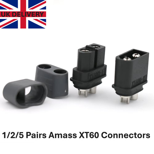 5pairs amass black xt60 - amass, &