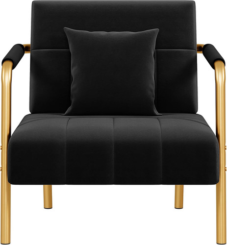 Black velvet upholstered - upholstered, tub