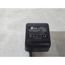 NCE AXC075V300B Power Supply AC/DC Adapter Black Portable 7.5-V 0.3-A 3-Pin Plug