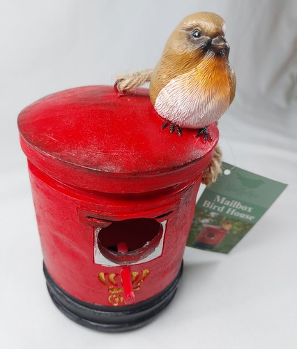 Red pillar post box - red,