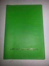 A5 LIME GREEN CAR DOCUMENT