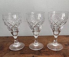 3 X Tudor Crystal Sherry /