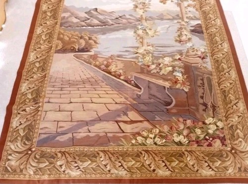 Aubusson rug tapestry wall - rug,