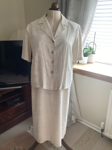 Cream dress and - dress,