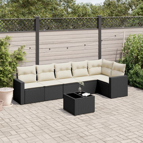 Garden sofa set black - garden,