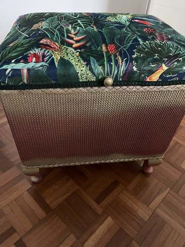 Lloyd loom ottoman freshly - loom,
