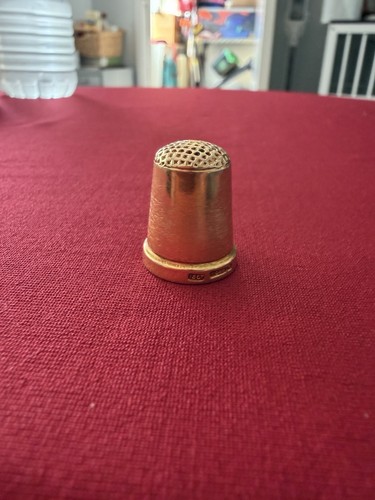 Antique 15ct gold - antique, thimble