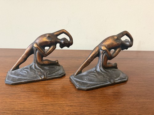 Antique art deco - art, bronze-clad