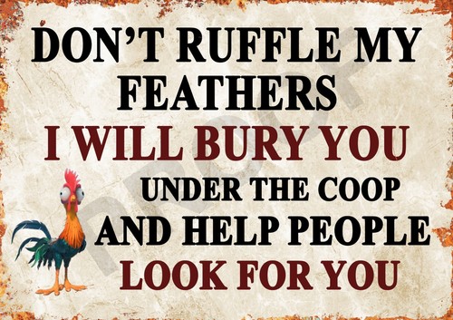 Funny chicken will bury you - bury,
