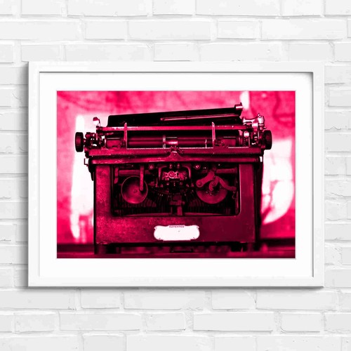 Vintage typewriter mechanism - typewriter,