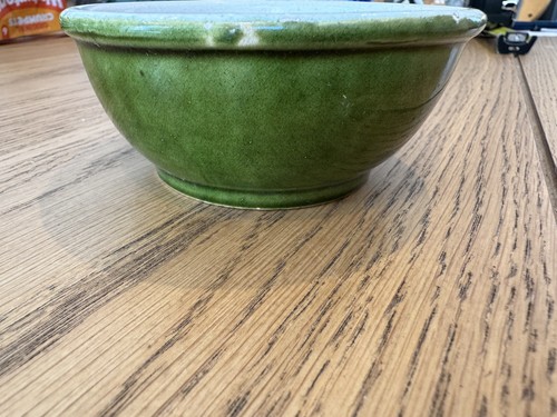Vintage green ceramic - vintage, bowl