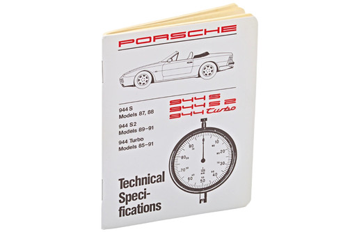 Porsche 944 tech - 944, literature