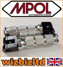 Suzuki SV 650 S  1999-2008 [MPOL Silver Anodised Front Footpegs] MFPB19CH