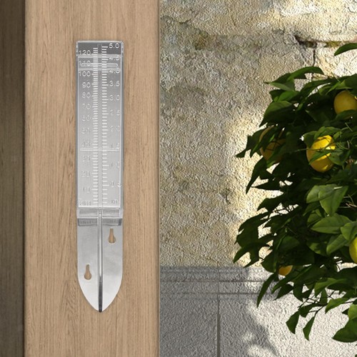 Rain gauge with - double, scale