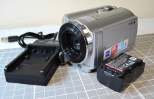 Sony Handycam DCR-SR58E Handheld 80GB Hard Drive Camcorder Silver Tested