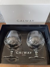 Galway crystal brandy glasses - galway,