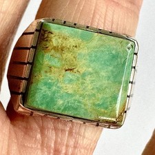 Navajo Turquoise Mens Ring Sz