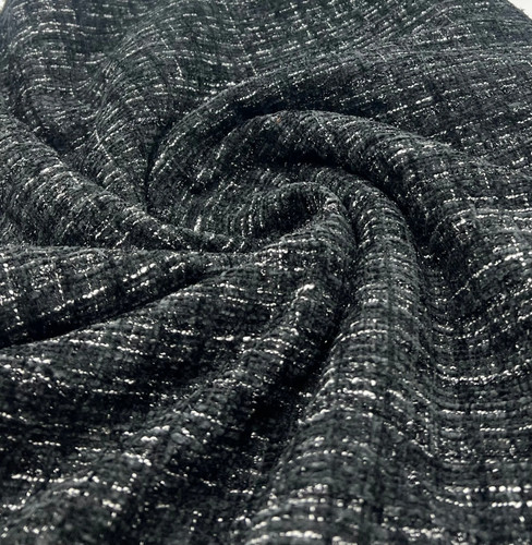 Black shimmer channel - black,