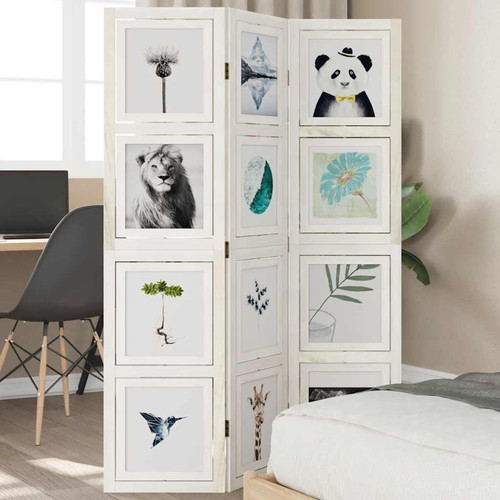 Room divider panelled white - room, 3-panelled
