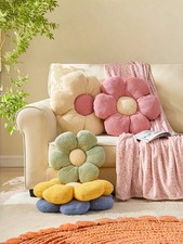 Flower Shaped Plush Cushion