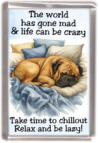 Bullmastiff fridge magnet - magnet, by