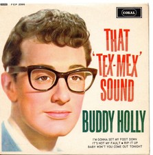 BUDDY HOLLY  THAT  'TEX-MEX ' SOUND  UK CORAL 4trk PS EP  50s/60s ROCK & ROLL