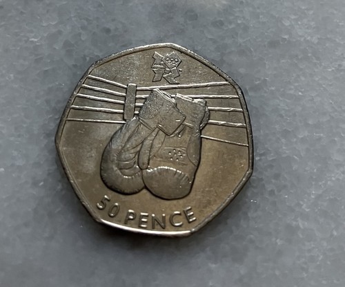 2012 olympics boxing 50p coin - olympics,