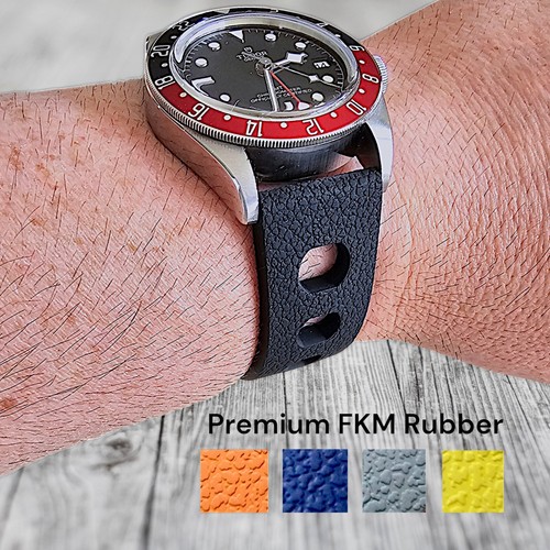 Fkm rubber watch strap band - rubber,