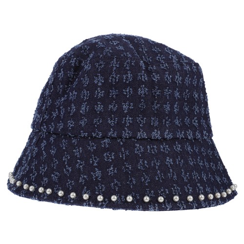 Blue denim bucket hat - denim,